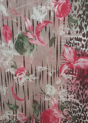 Pembe Bohem Tarzı Kadın Fular - Görsel 3