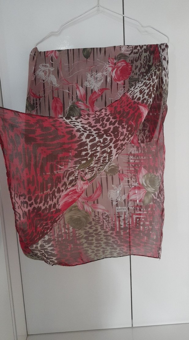 Pembe Bohem Tarzı Kadın Fular - Görsel 4