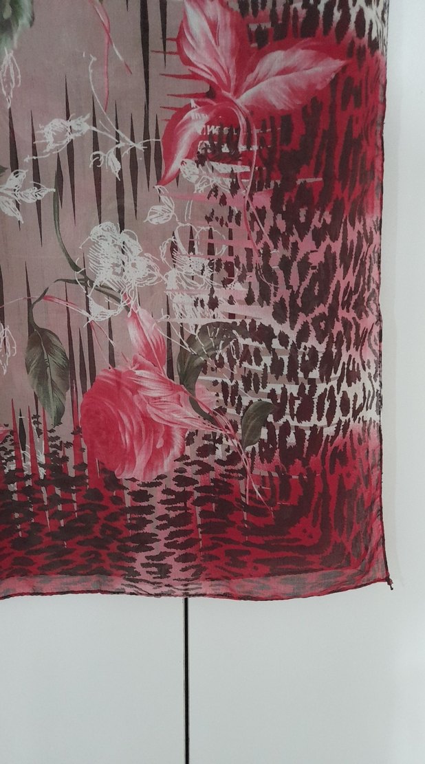 Pembe Bohem Tarzı Kadın Fular - Görsel 2