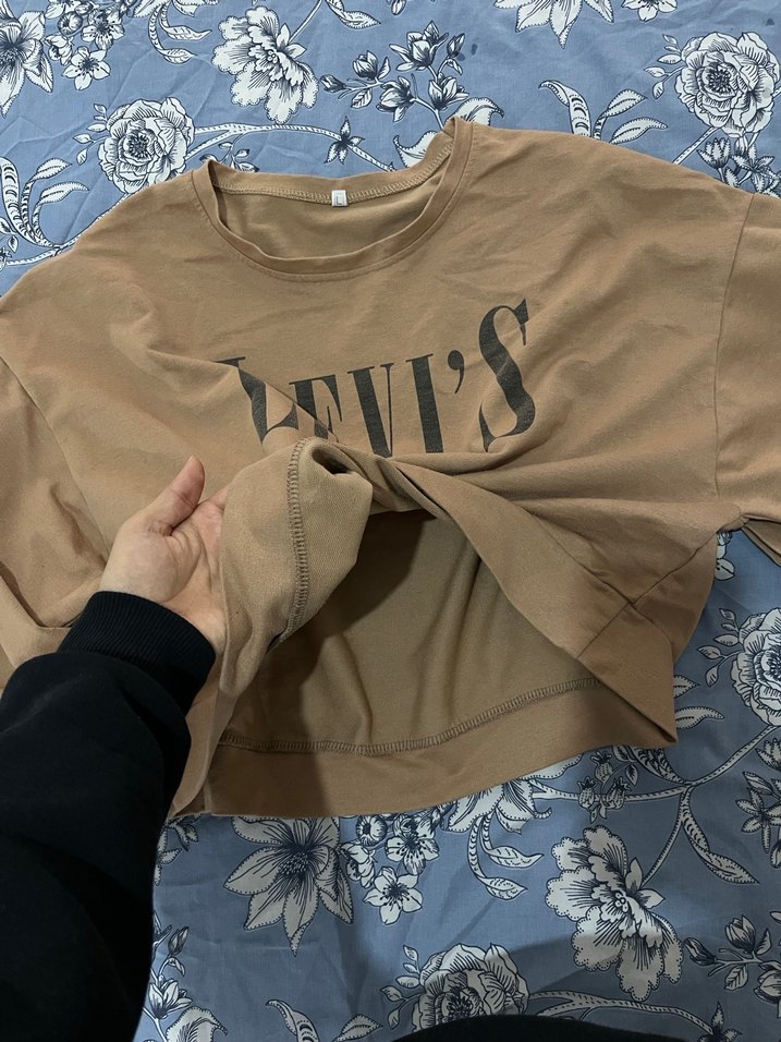 Kızlar için bol kesim uzun kollu kahverengi sweit - Görsel 3