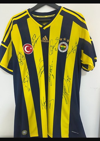 Adidas Fenerbahce İmzali Sari Lacivert Forma