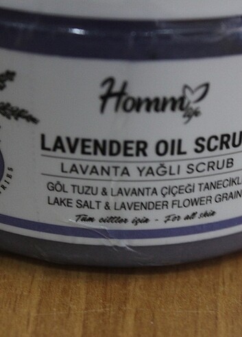 Diğer HOMM BİTKİSEL LAVANTA YAĞLI SCRUB