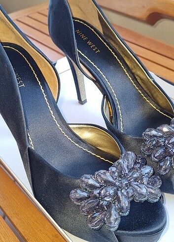 Nine west platform taban abiye ayakkabı 39 numara - Görsel 5