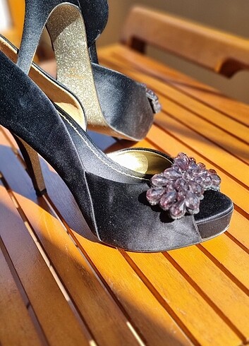 Nine west platform taban abiye ayakkabı 39 numara - Görsel 2