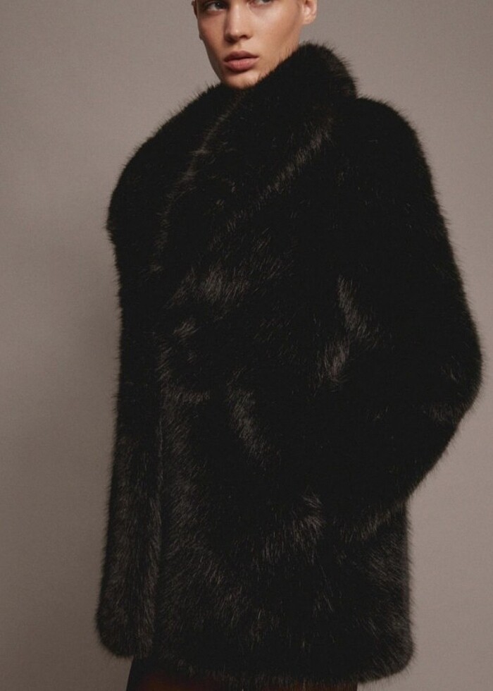 Mango pelus kaban - Görsel 3