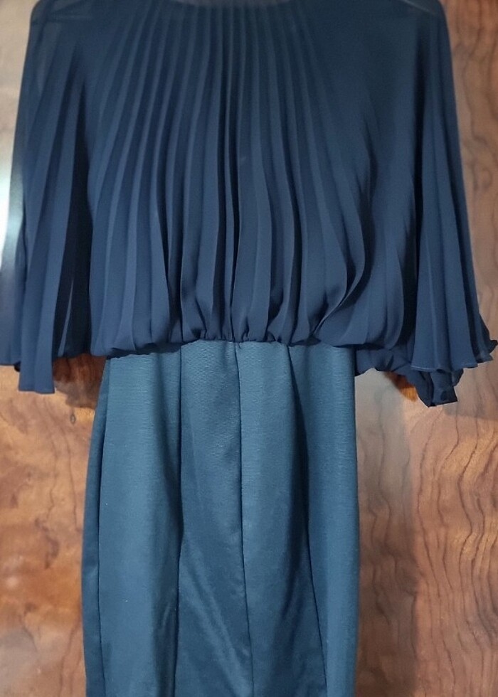 Lacivert şifon her ortama uygun - Görsel 2
