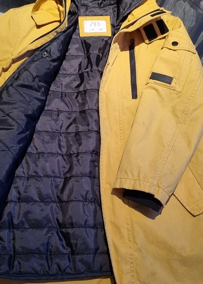 Zara unisex çocuk montu 10 yaş, - Görsel 2