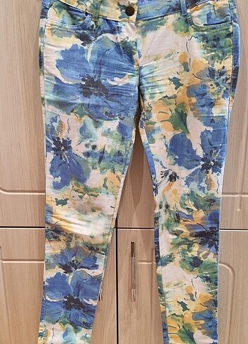 Batık marka desenli pantolon - Görsel 2