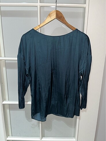 Zara ZARA SATEN BLUZ