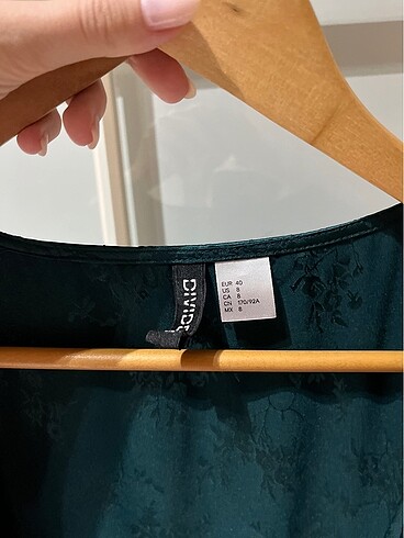 40 Beden yeşil Renk Hm kimono elbise