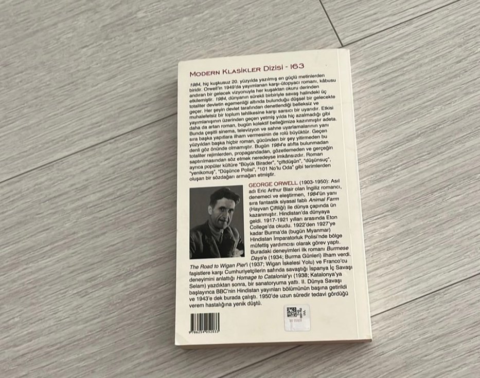 George Orwell - 1984 Romanı - Görsel 3