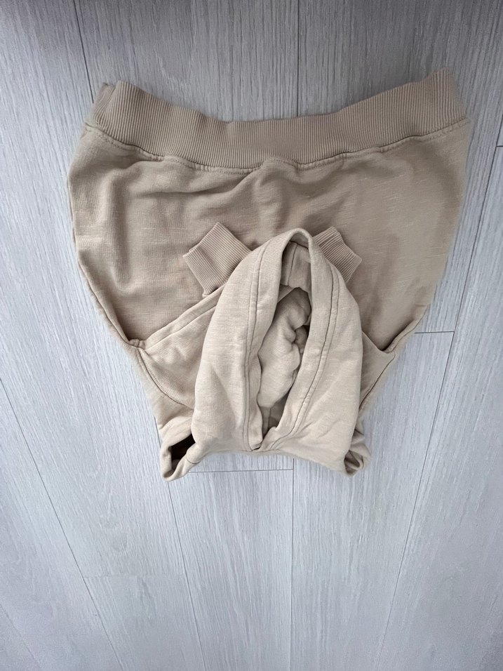 Gri Örgü Desenli  Sweatshirt Zara - Görsel 2