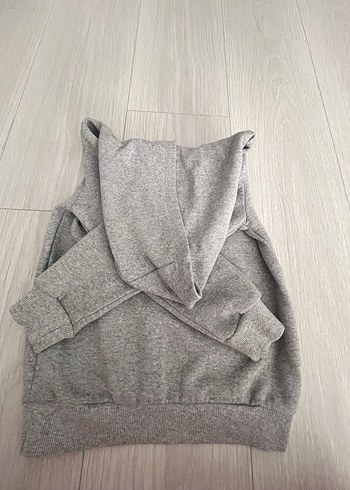 Gri Baskılı Erkek Sweatshirt - Görsel 4