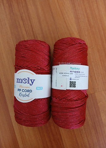 Moly PP Cord Kristal İp 2'li Set