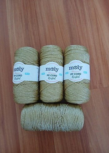 Moly PP Cors Kristal İp 4'lü Set
