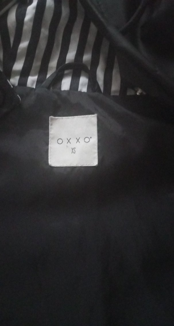 Düğmeli Siyah Deri Midi Yağmurluk - Görsel 3