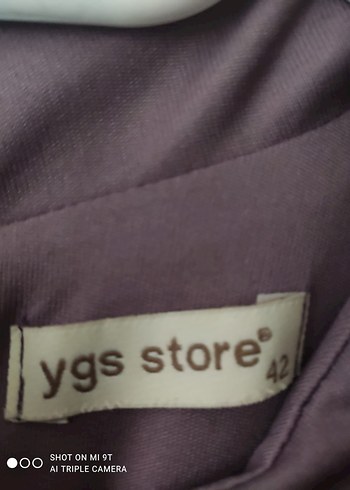 Uzun Mor Kadın Elbise - Görsel 2