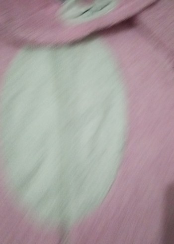 Kız Çocuk Pembe Peluş tulum - Görsel 3