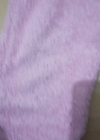 Kız Çocuk Pembe Peluş tulum - Görsel 2