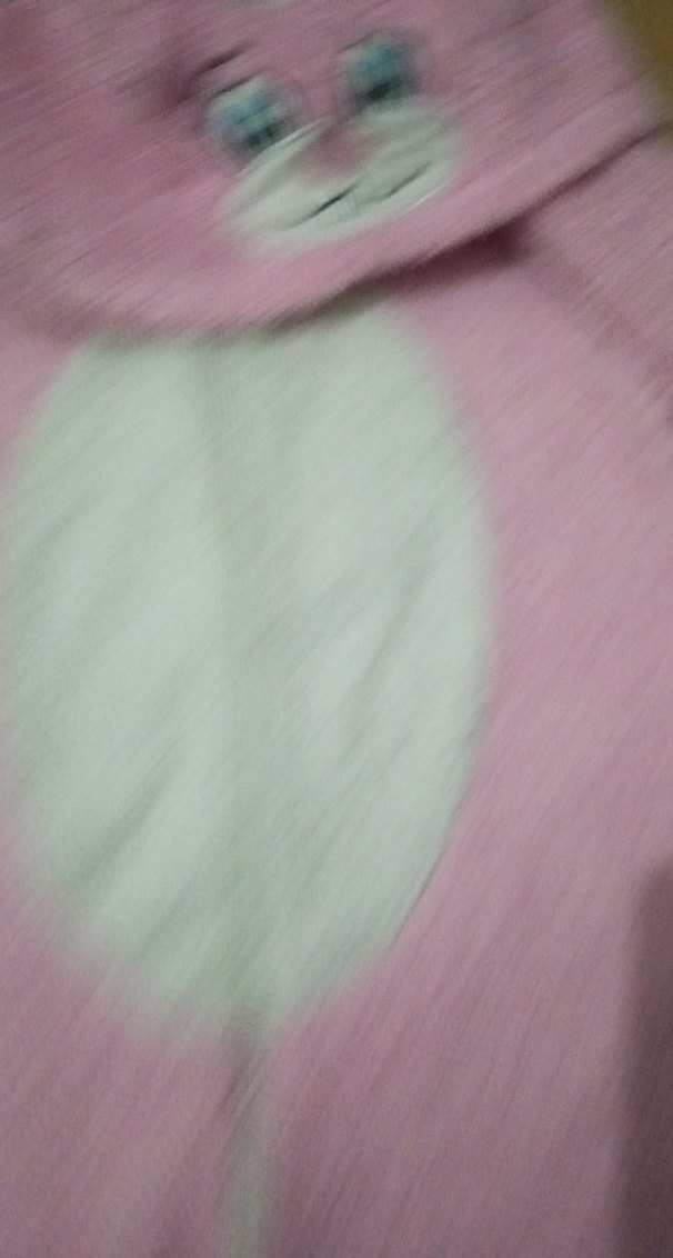 Kız Çocuk Pembe Peluş tulum - Görsel 3