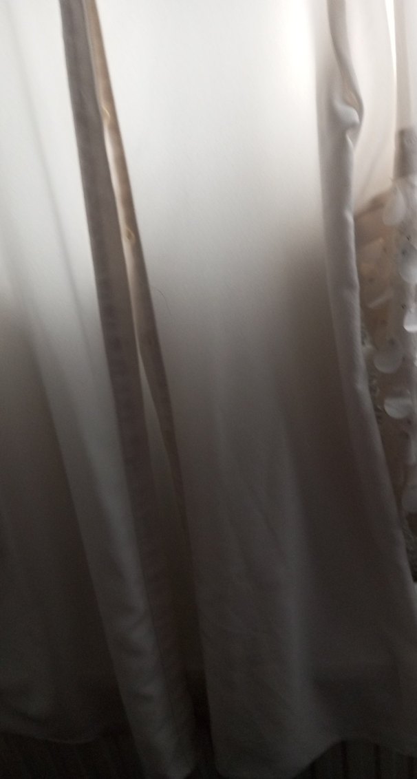 Uzun Kollu Beyaz Bohem Kadın Sabahlık - Görsel 4