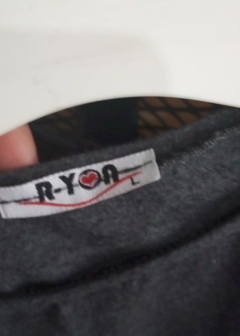 Gri Kadın Uzun Kollu Keten Sweatshirt - Görsel 3