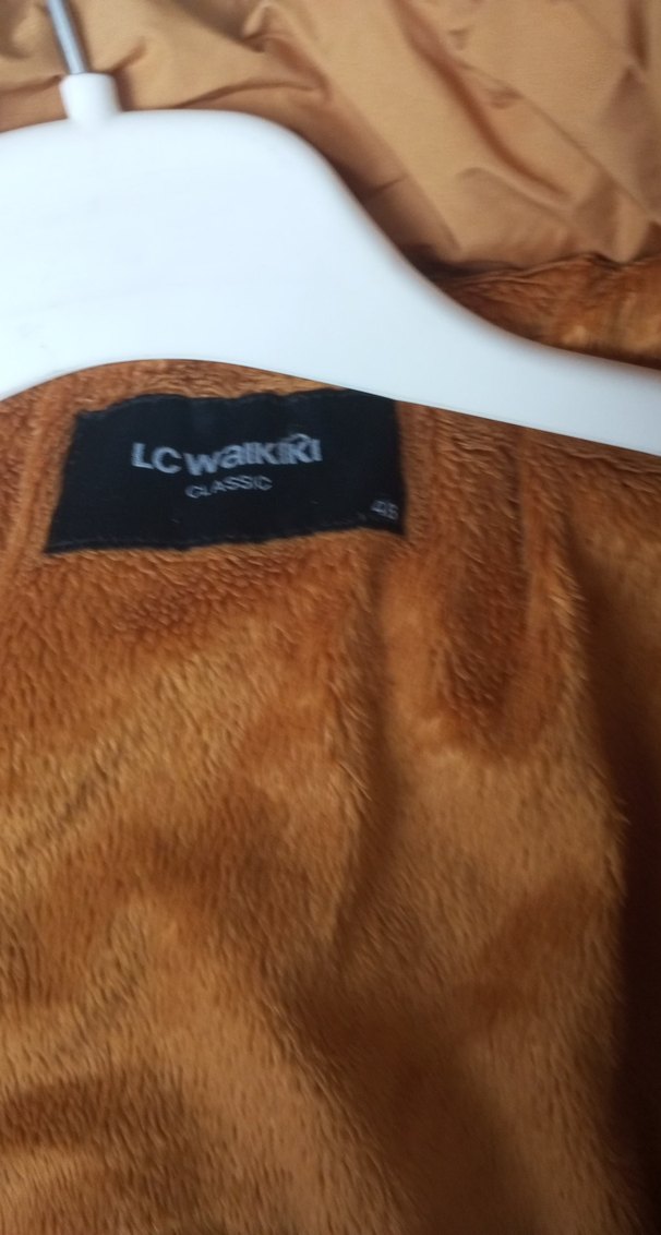 Sarı Fermuarlı Kadın Kışlık Mont - Görsel 2