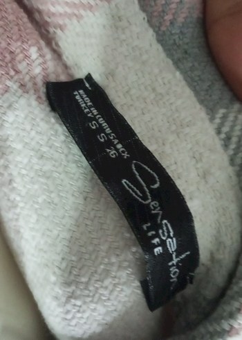 Düğmeli Pembe Pamuklu Kadın Gömlek - Görsel 5