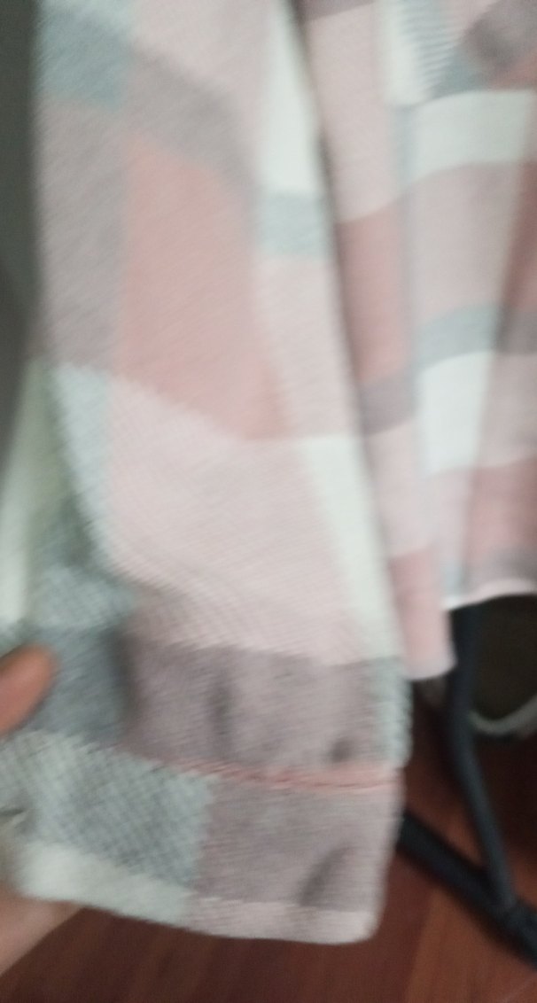 Düğmeli Pembe Pamuklu Kadın Gömlek - Görsel 3