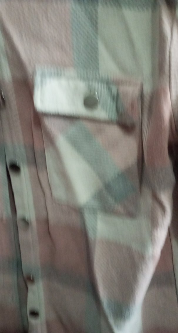 Düğmeli Pembe Pamuklu Kadın Gömlek - Görsel 4