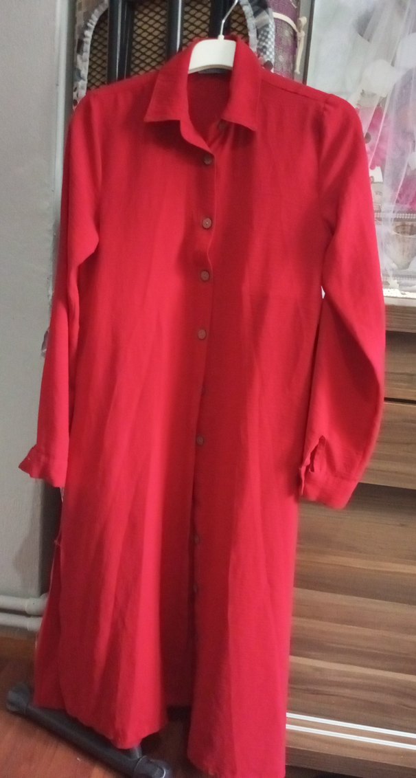 kadın uzun gömlek - Görsel 2