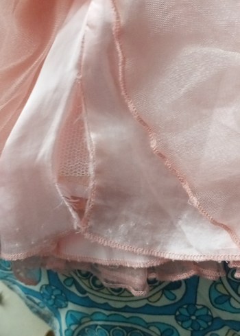 Dantel Detaylı Pembe Kız Çocuk Elbisesi - Görsel 2