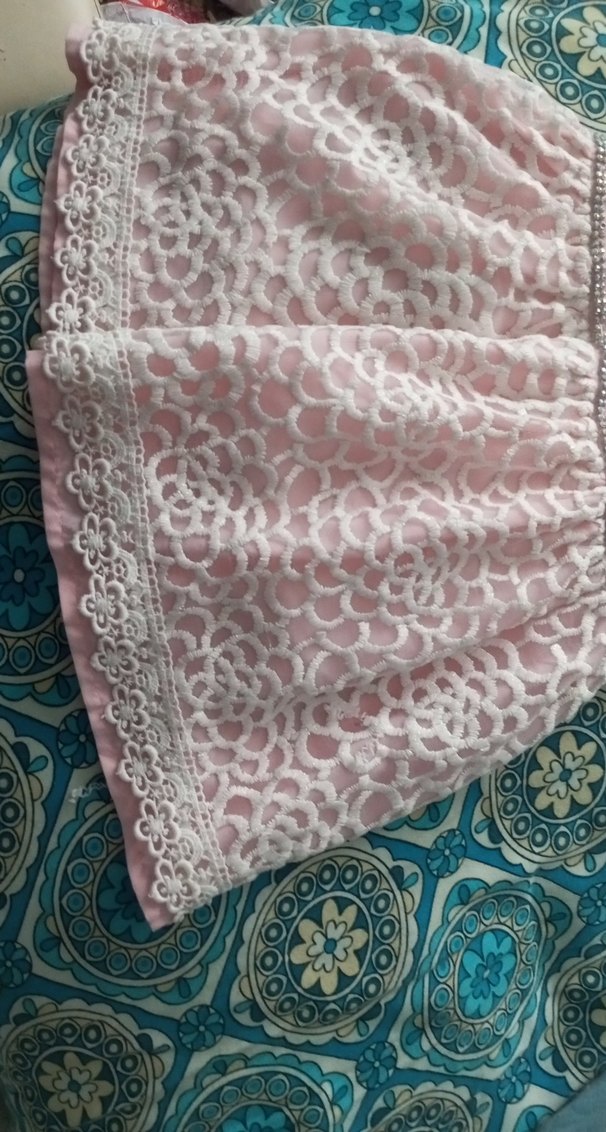 Dantel Detaylı Pembe Kız Çocuk Elbise - Görsel 3