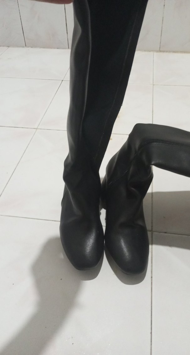 Siyah Kadın Dizüstü Stiletto Bot - Görsel 2