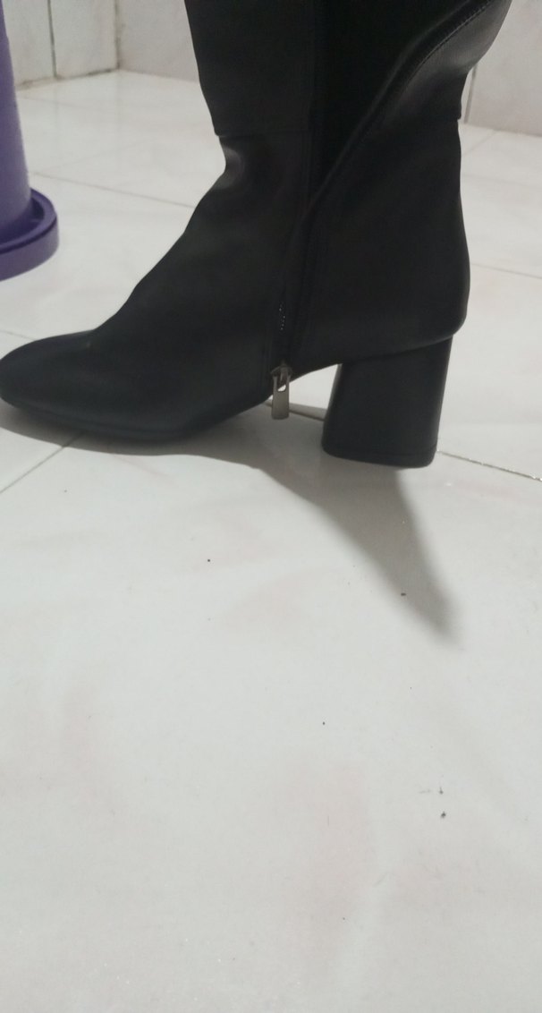 Siyah Kadın Dizüstü Stiletto Bot - Görsel 3