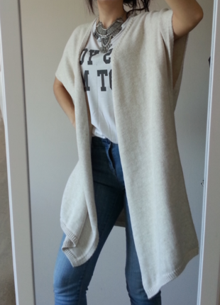 Aeropostale Krem Yelek