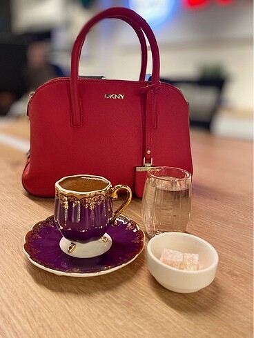 DKNY 0 gerçek deri orjinal çanta