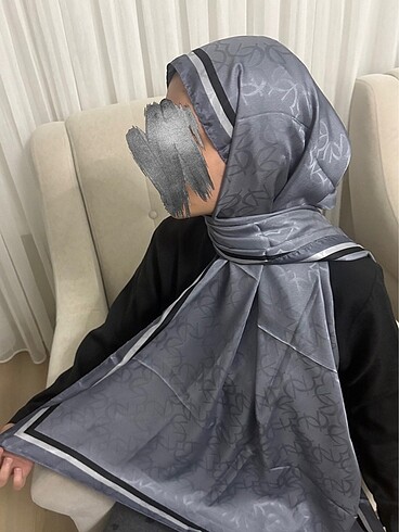 Yeni sezon kelebek model gri jakar şal