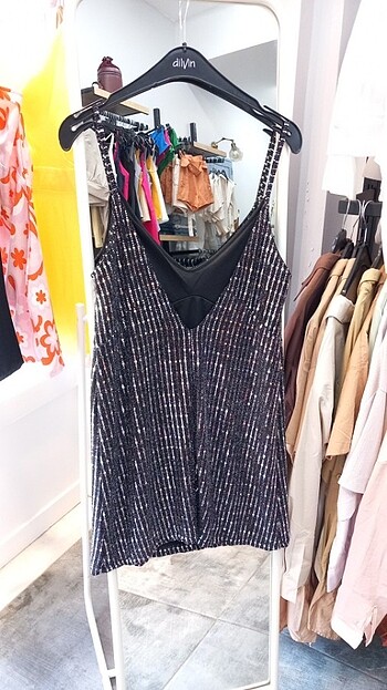 BSL FASHION Payetli elbise