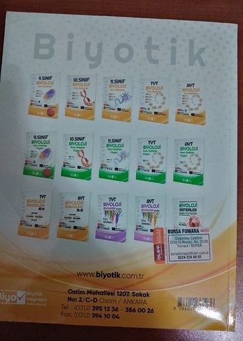  !!!Acil Satılık!!! Tyt Biyotik Soru Bankası