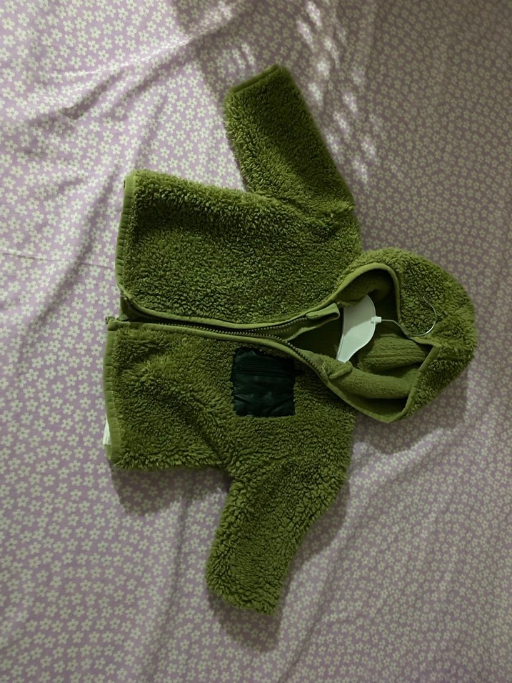 Sarı Kürk Detaylı Kapüşonlu Bebek Tulumu - Görsel 3