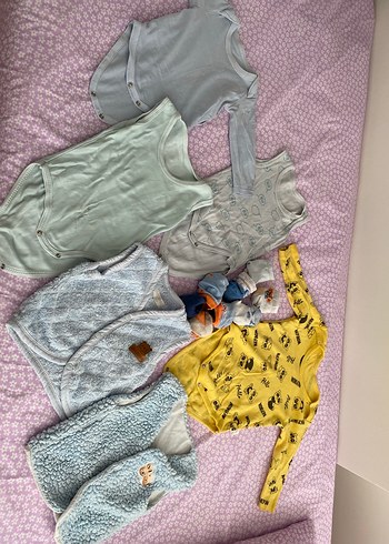 Bohem Tarzı Boğazlı Triko Bebek Body - Görsel 2