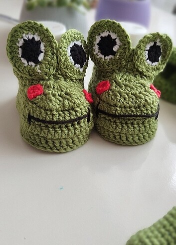 1-2 Yaş, 19 cm Beden Bebek bere patik oyuncak set