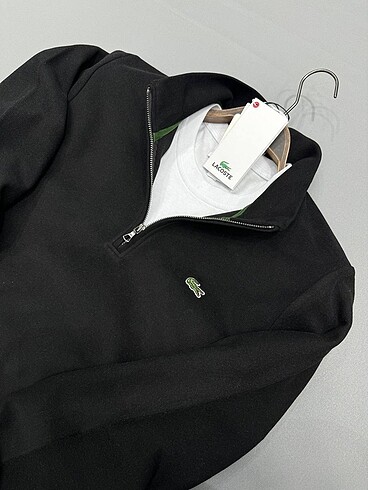 Lacoste Gant yarım fermuarlı sweatshirt
