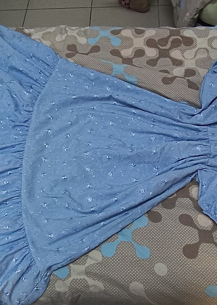 Mavi prenses Elbisesi - Görsel 2