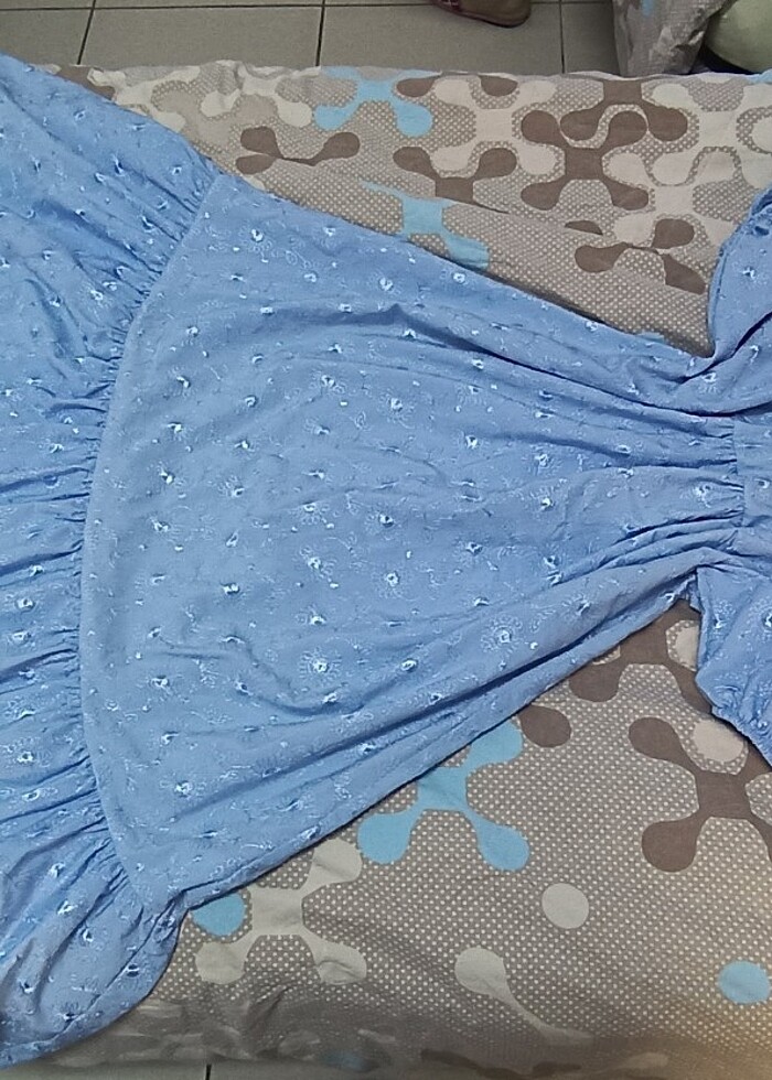 Mavi prenses Elbisesi - Görsel 3