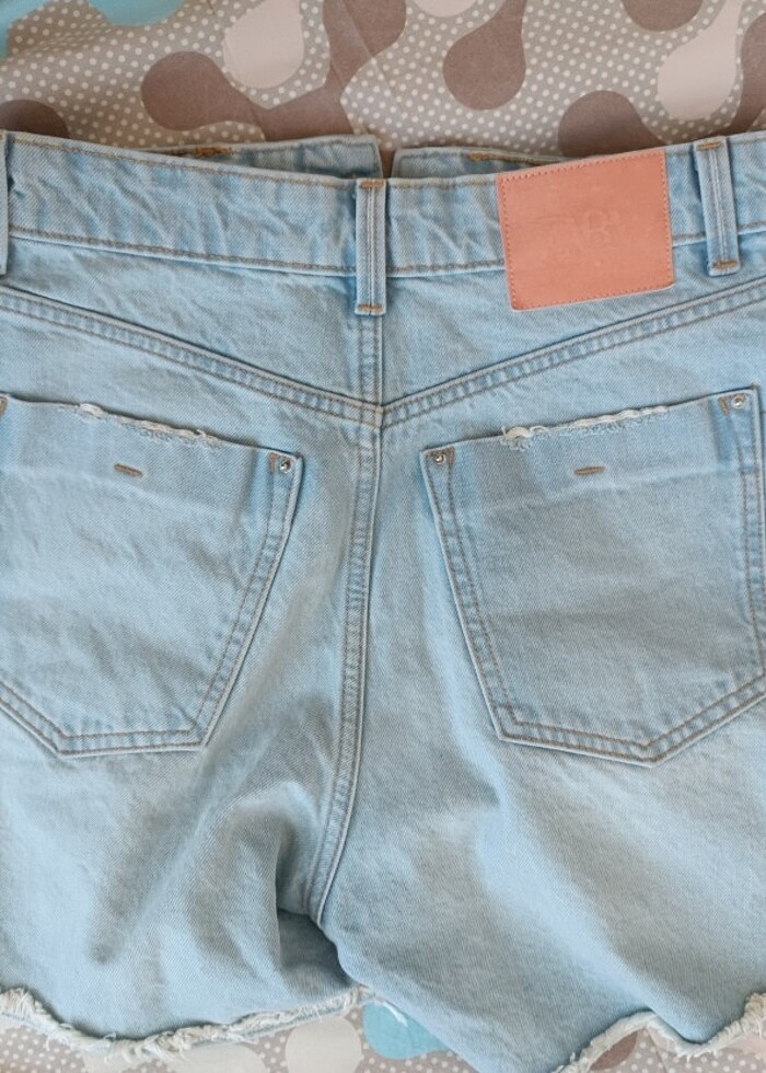 Zara denim kısa şort - Görsel 4