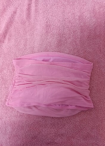 Shein pembe Barbie top crop 