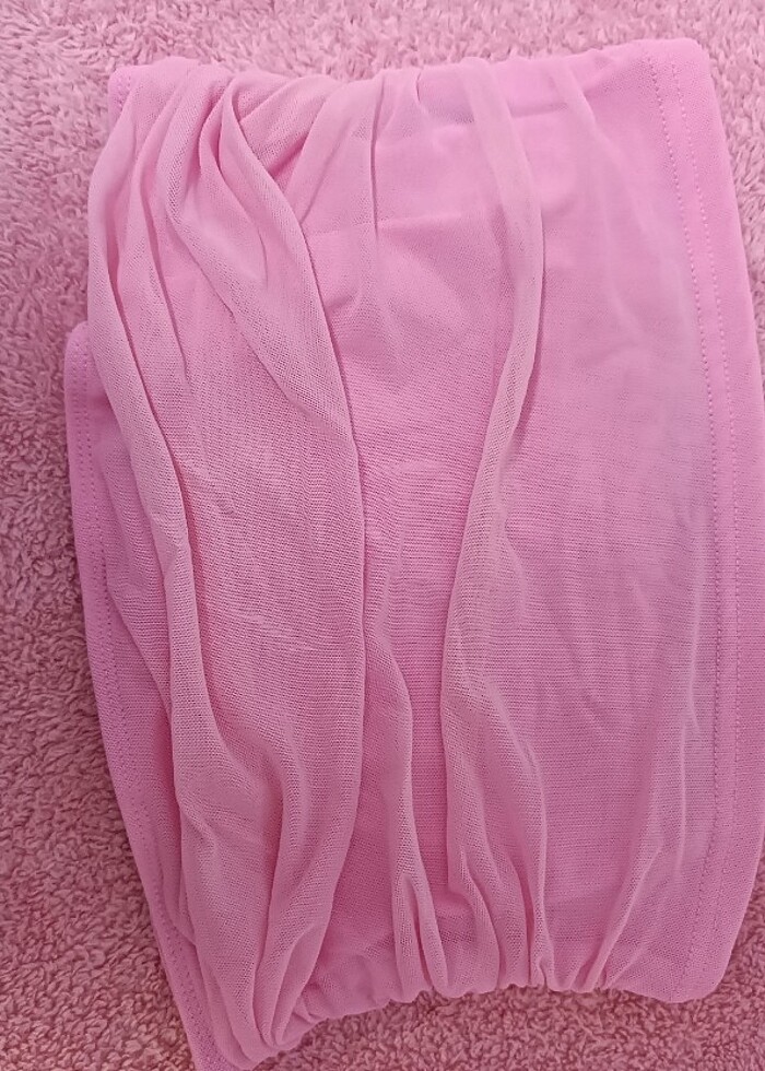 Shein pembe Barbie top crop - Görsel 4