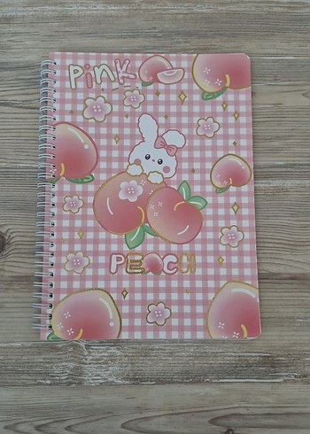 Pembe Spiralli Defter